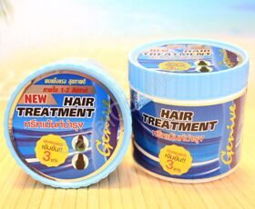 Восстанавливающая маска для роста волос Genive Hair Treatment blue pack, 500ml (Срок до 08.2024 г.)