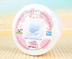 Солевой спа-скраб для тела с йогуртом Yoko Yogurt Spa Milk Salt Shower Bath, 250g