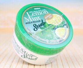 Соляной скраб для тела Мистин Лимон и Мята Mistine Lemon Mint Scrub, 180г